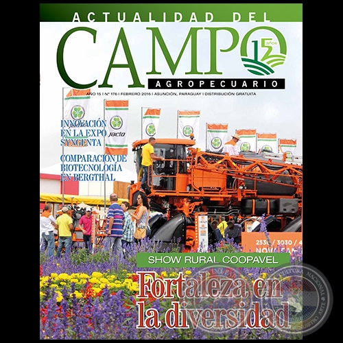 CAMPO AGROPECUARIO - AO 15 - NMERO 176 - FEBRERO 2016 - REVISTA DIGITAL